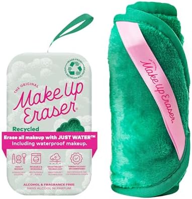 The Original MakeUp Eraser PRO, Effortlessly Remove All Makeup Using Only Water, Including Waterproof Mascara, Eyeliner, Foundation, Lipstick, Sunscreen,and More! Green, 1ct.
