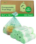 bioMat 2.6 Gallon Compostable Food Scrap Bags, 125 Count