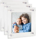 ArtToFrames 26x26 Inch Double Panel Floating Acrylic Picture Frame comes