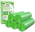 Biodegradable Trash Bags 4-6 Gallon, 100 Counts, Extra Thick 0.71 MIL Small Trash Bag Recycling Garbage Bags For Kitchen Bathroom Yard Office Wastebasket Car