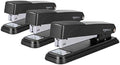 Amazon Basics Full-Strip Desktop Stapler, 20 Sheet Capacity, Non-Slip, Black, 12-Pack