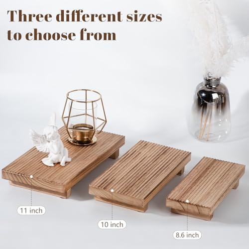 Bathroom Tray Farmhouse Decor Kitchen Soap Holder, 11" * 5.5" Brown