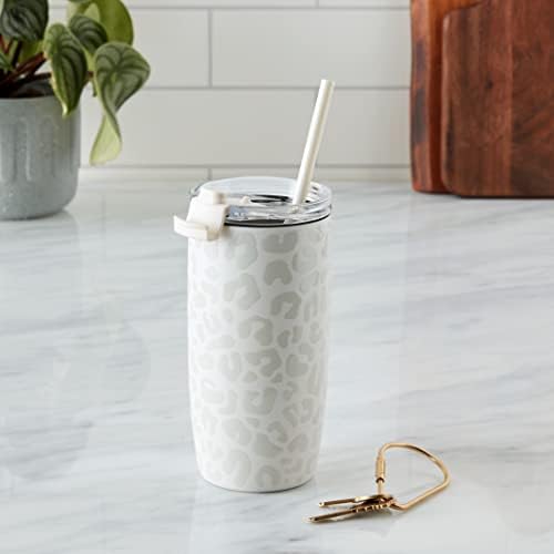 Simple Modern Travel Coffee Mug with Lid | 16oz | Leopard