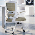 TRALT Office Chair - Ergonomic Desk Chair with Adjustable Lumbar Support, Mesh Computer Chair, Executive Chair for Home Office Comfortable Lumbar Support (1, Khaki)