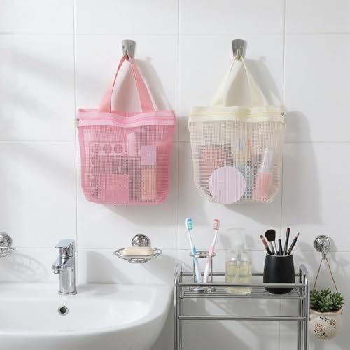 2pcs Toothbrush Bag, Mesh Travel Bag Toothbrush Travel Bags