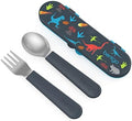 Bentgo Kids Stainless Steel Utensil Set with Fork, Spoon, & Storage Case