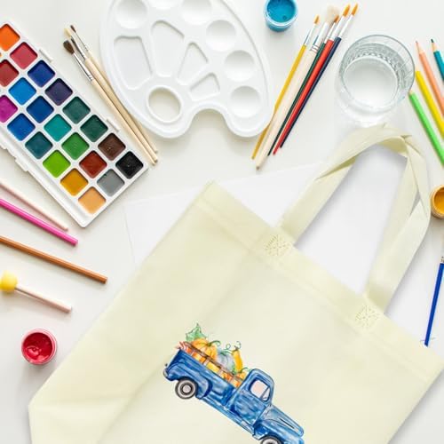 50pcs Reusable Grocery Bags with Handles Non Woven Shopping Tote Bags Bulk