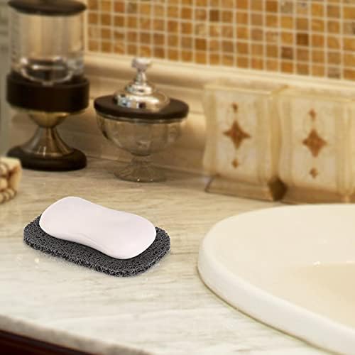 15 Piece Soap Savers Pads Gray BPA Free Soap Holder for Bar Soap Non-Slip Self Draining Soap Dish Soap Lift for Shower Kitchen Bathroom Soap Tray Bulk Accessories