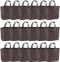 36-Pack Tote Bags Multipurpose Reusable Grocery Bag (Brown Colors 36 Pack)