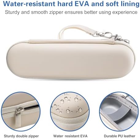 ProCase Toothbrush Travel Case for Oral-B & Sonicare -Beige