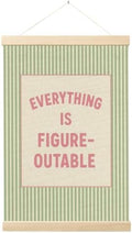 FGFK Positive Affirmations Wall Art Poster Hanger Frame 16x24 Inch
