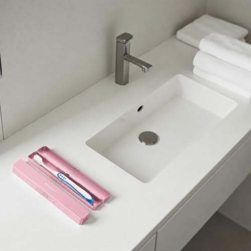 2 Pack Toothbrush Case Aluminum, Travel Toothbrush Holder Kit Portable