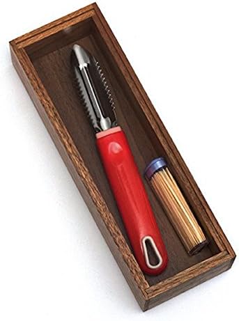 Lipper International 1081WN Walnut Finish Stacking Drawer Organizer Box, 3" x 9", Set of 2