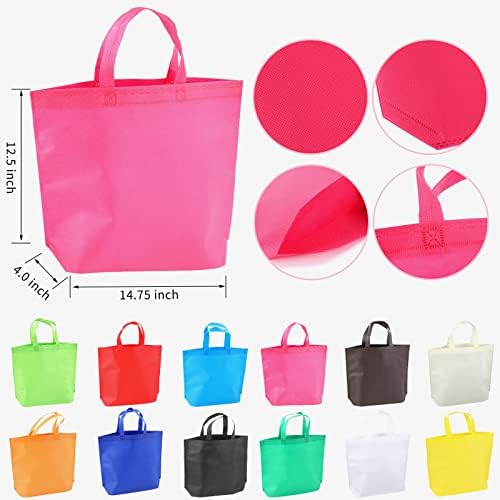 36-Pack Tote Bags Multipurpose Reusable Grocery Bag (White Colors 36 Pack)