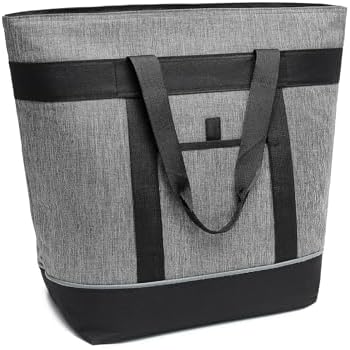 Insulated Cooler Bag Reusable Grocery Tote Bags Transport Large Lunch Box for Women