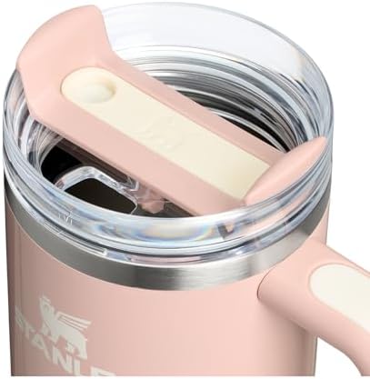 STANLEY Quencher H2.0 Flow State Tumbler, 30 oz, Peach Whip Gloss