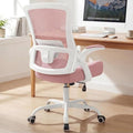 NEO CHAIR Office Desk Mesh Chair with Adjustable Ergonomic Lumbar, Pink