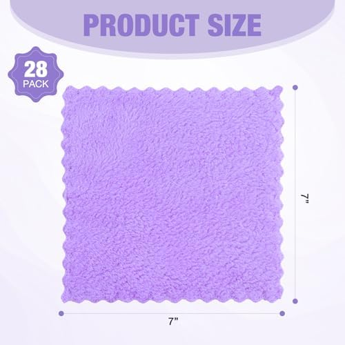 28 Pack Makeup Remover Cloths, Super Soft Premium Facial Cleansing Towels