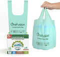 Compostable trash Bags, 2.6 Gallon,Thick 0.91 mils,Compost bin Kitchen,Food Scrap Waste Bags,Small trash bags for compost bin kitchen,Certified by BPI and OK Compost, (80 Count)