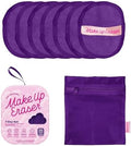 The Original MakeUp Eraser 7-Day Set, Erase All Makeup With Just Water, Including Waterproof Mascara, Eyeliner, Foundation, Lipstick, Sunscreen, and More! Queen Purple, 7ct.
