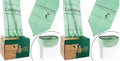 C Crystal Lemon 50 Count Biodegradable Kitchen Food Waste Bags - 6 Gallon Scraps Bags - Heavy Duty Compostable Waste Bags for Kitchen - Unscented Trash Bags 6 Gallon for Yard, Food (Pack of 2)