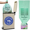 Repurpose 13 Gallon Compostable Kitchen Trash Bags, 75ct