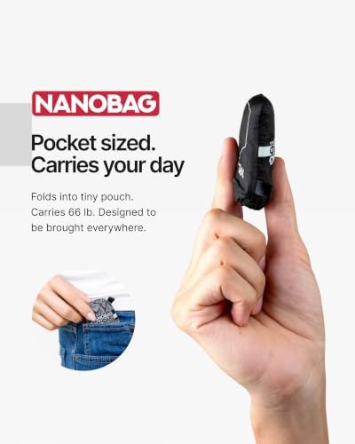 Nanobag Standard 19L Tote Foldable Packable Reusable Grocery Shopping Bag