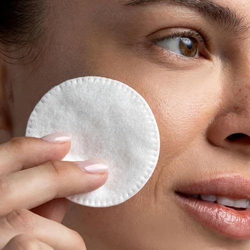 Cliganic Premium Cotton Rounds for Face, Makeup Remover Pads, 1200 Count