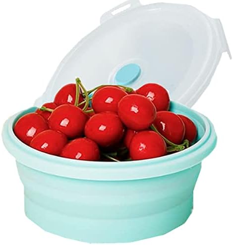 Collapsible Containers with Lid 17OZ Foldable Bowl 500ml