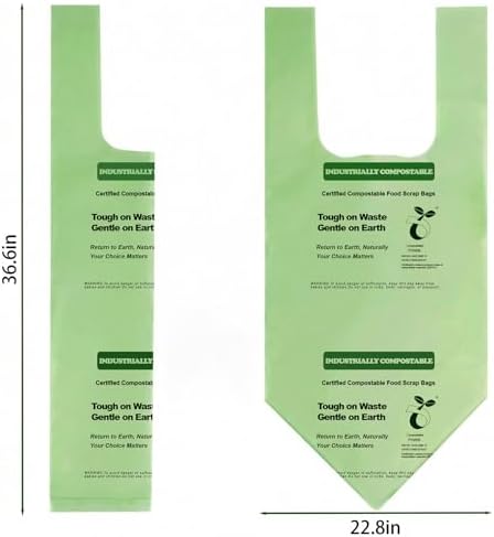 Compostable Bags, 13 Gallon, 128 Count, 49.2 Liter