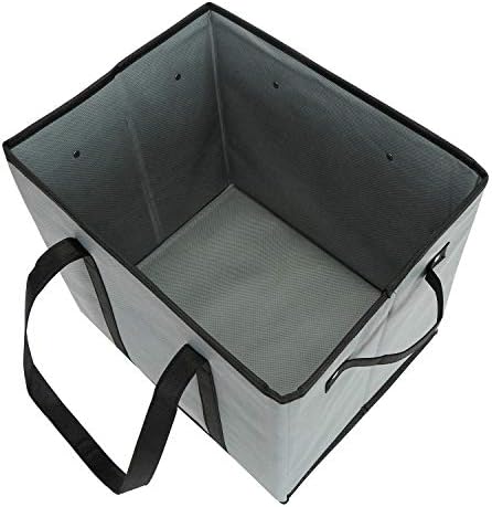 Foraineam Reusable Grocery Bags Set Durable Heavy Duty Tote Bag Collapsible Grocery Shopping Box Bag with Reinforced Bottom