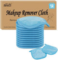 HOMEXCEL Makeup Remover Cloth 12 Pack Reusable Makeup Remover Pads Washable