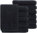 SINLAND Absorbent Coral Velvet Washcloth Ultra Soft Microfiber Face Towels 12 x 12 inch Multi-Purpose Face Cloths for Household and Sport