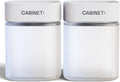 Cabinet: 2 Empty Large Bottles (White RX Caps)