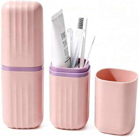 Travel Toothbrush Holders, 2-in-1 Toothbrush Travel Case