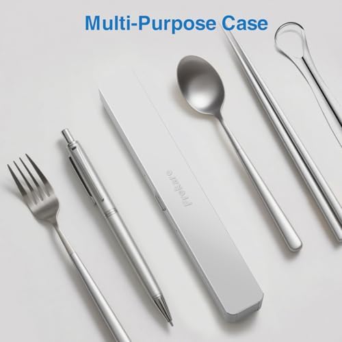 Frekare Toothbrush Case Aluminum, Travel Toothbrush Holder Kit Portable