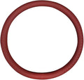 Wood Car Steering Wheel Cover Rubber Inner Ring All Car Universal Four Seasons Universal Thin Fiber Leather Anti-Slip 16 17 18 19inch for Truck (18inch, red)