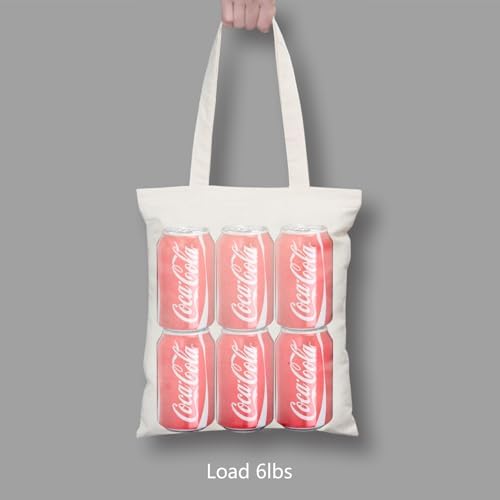 TOPDesign 10-Pack Economical 11.8"x13" Cotton Tote Bags, Lightweight Small Reusable Grocery Shopping Cloth Bags, Suitable for DIY, Advertising, Promotion, Gift, Activity