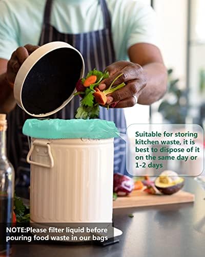 AYOTEE 1.3 Gallon Compostable Trash Bags, Small Compost Bags Biodegradable