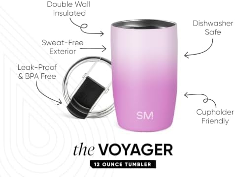 Simple Modern Travel Coffee Mug with Lid | 12oz | Ombré
