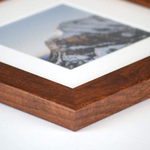 Frame It Easy 33 x 9 Russet Wood Frame