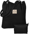 Miss Adola 2 Pack Corduroy Tote Bag with Pouch for Women