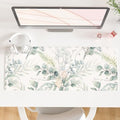 QiyI PU Leather Large Mouse Pad, Office Desk Mat, 31.5" x 11.8", Eucalyptus