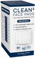 Clean Skin Club Clean² Pads 2.0 [NEW & Improved Edges] Guaranteed Not to Shed & Tear Face Pads, Unique Triple Layers, Textured & Ultra Soft Side, Organic Disposable Cotton, Pair with Makeup Remover