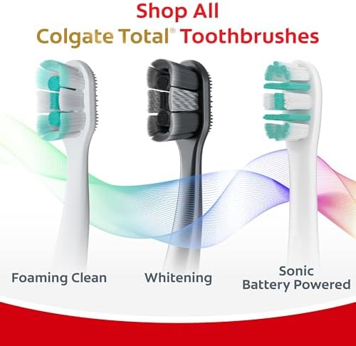 Colgate Total Whitening Charcoal Toothbrush, Soft, Black, 2 Pack