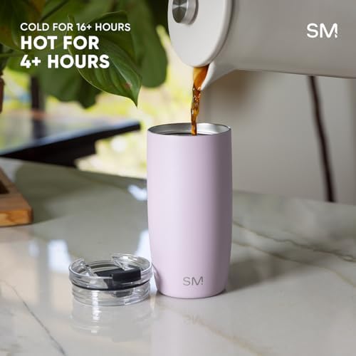 Simple Modern Travel Coffee Mug with Lid | 12oz | Pink