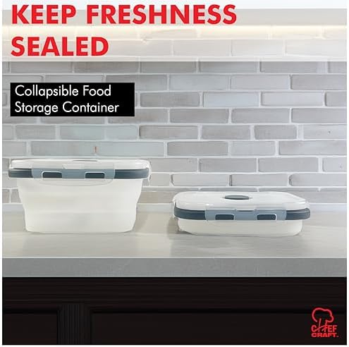 Collapsible Silicone Container Set 4 pc