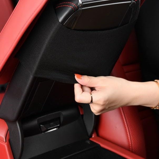 Auto Armrest Cushion Pads for Mitsubishi Xpander(2017-2019) Accessories Car Centre Console Armrest Pad Durable Material and Easy to Clean-is Waterproof and Anti-Scratch