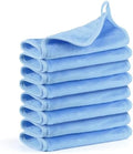 8 Pack Makeup Remover Cloth,13x7 Inch Reusable Makeup Remover Towels, Ultra Soft Microfiber Face Cloth Reusable Facial Washcloths, Blue