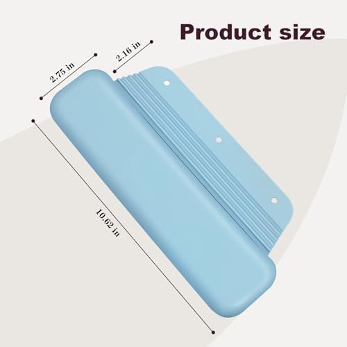 Silicone Waterproof Toothbrush Travel Pouch, Compatible with Oral-B & Philips Sonicare, Suri, Burst, Aquasonic, Portable Protective Bag - Blue